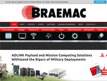 Tablet Screenshot of braemac.com.au